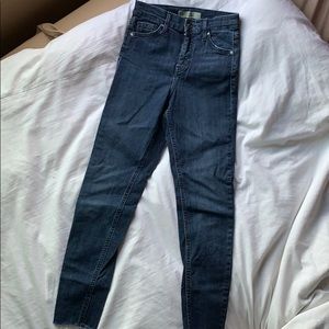 Topshop Jamie dark wash skinny jeans